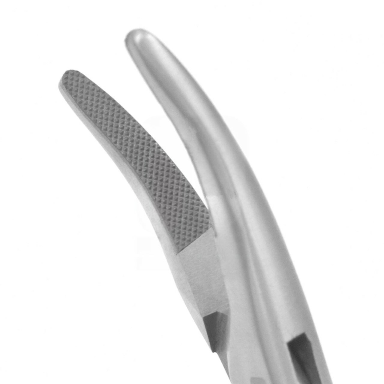 Heaney Needle Holder - TC Curved Serrated Jaw