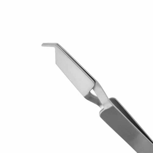 Posterior Bracket Holder Tweezers - Thin, Angled Tip