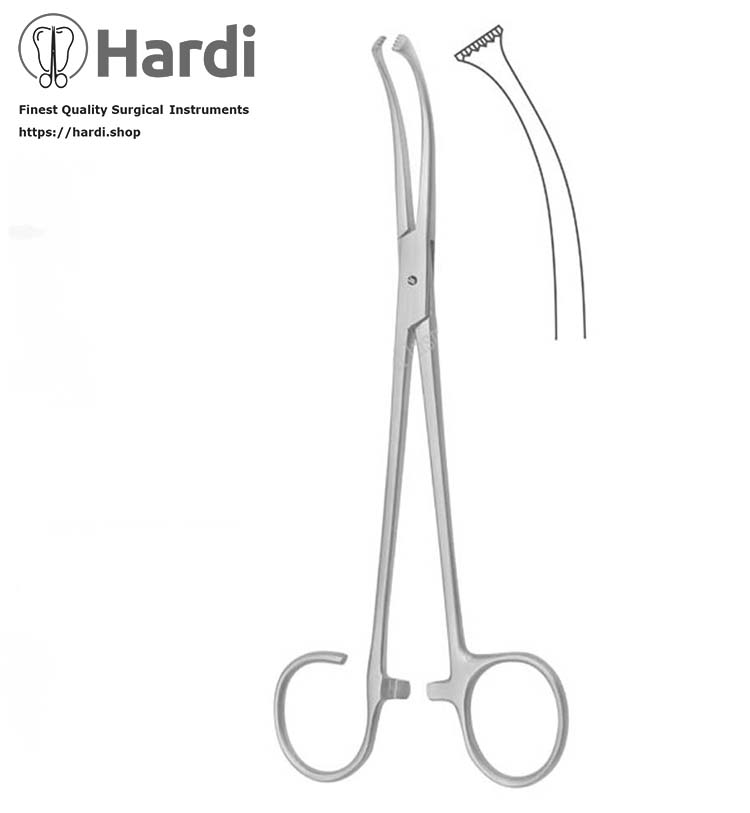 White Tonsil Grasping Forcep 18 cm - 7 inches, Stainless Steel