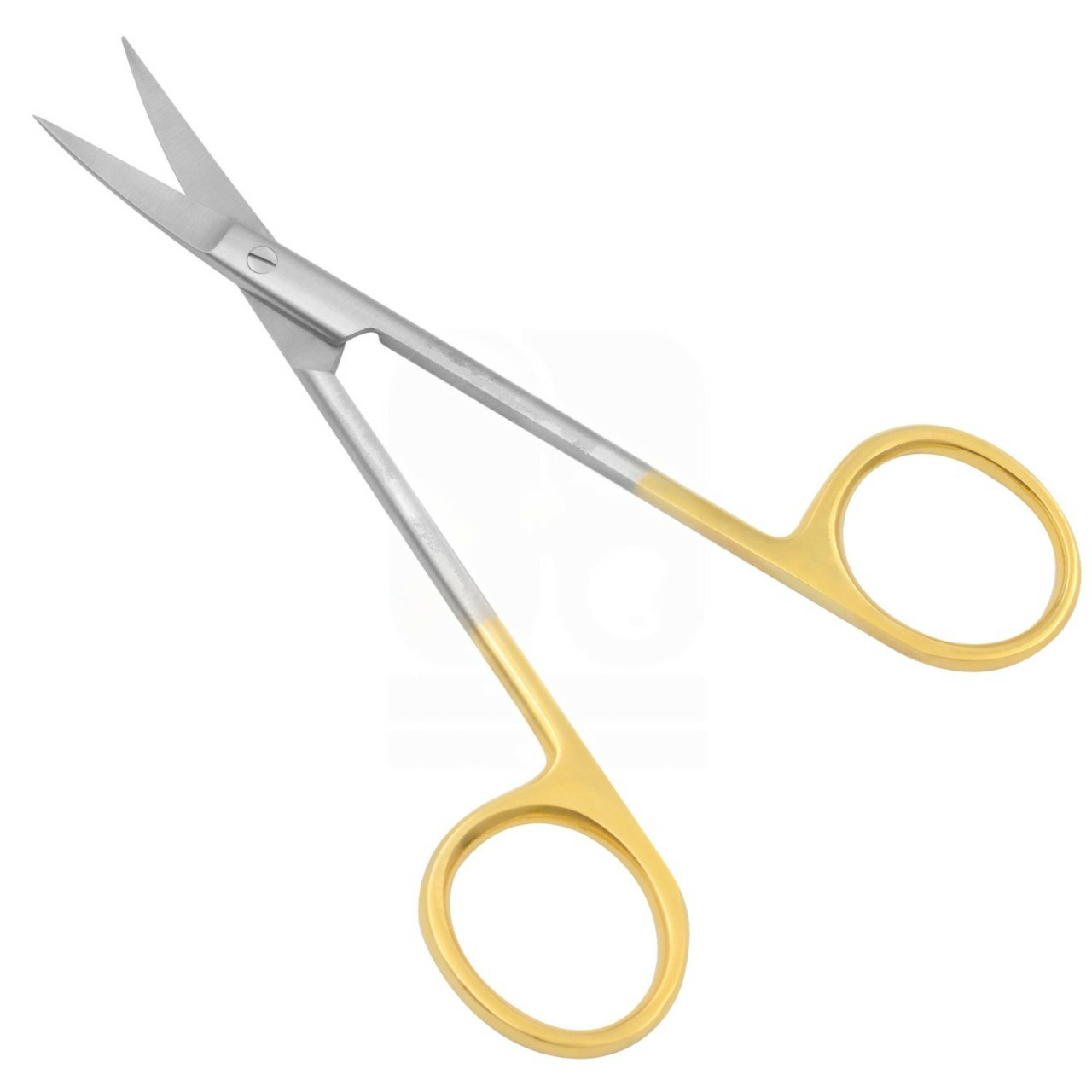 Iris Scissors with TC Serrated Blades - 11.4 cm