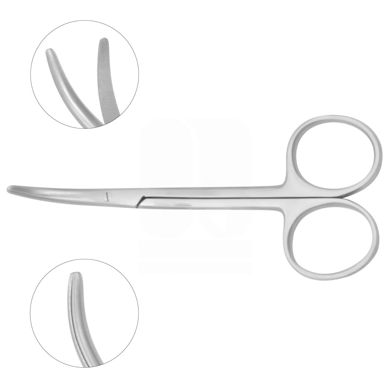 Joseph Nasal Scissors 16.5 cm - Blunt , Serrated