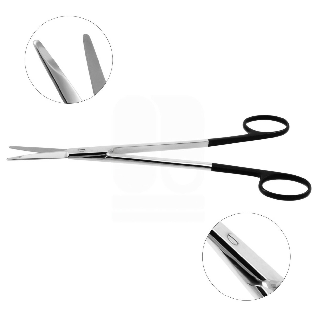 Gorney Delicate Facelift Scissors 8" - Curved , Serrated