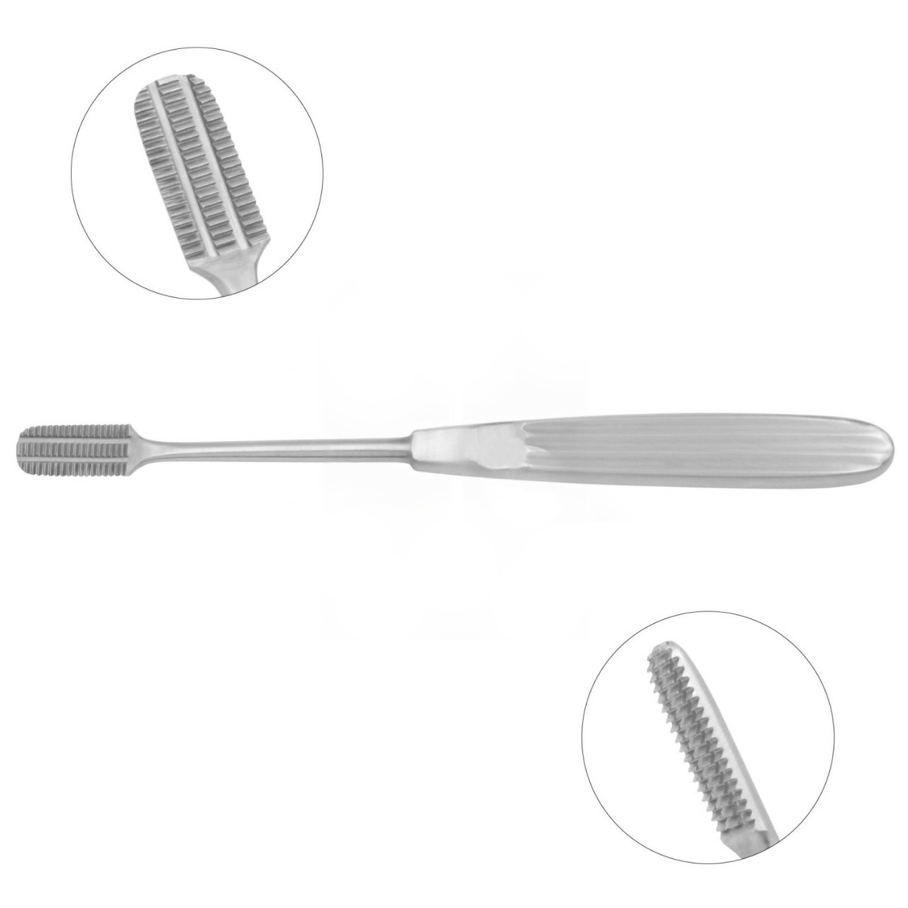 Rubin Nasal Frontal Rasp 18.4cm - Glabella Button Rasp