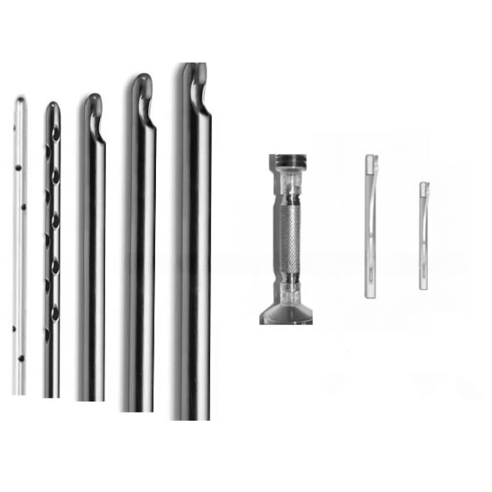Fat Injection Cannula Set for Breast Augmentation & Infiltration