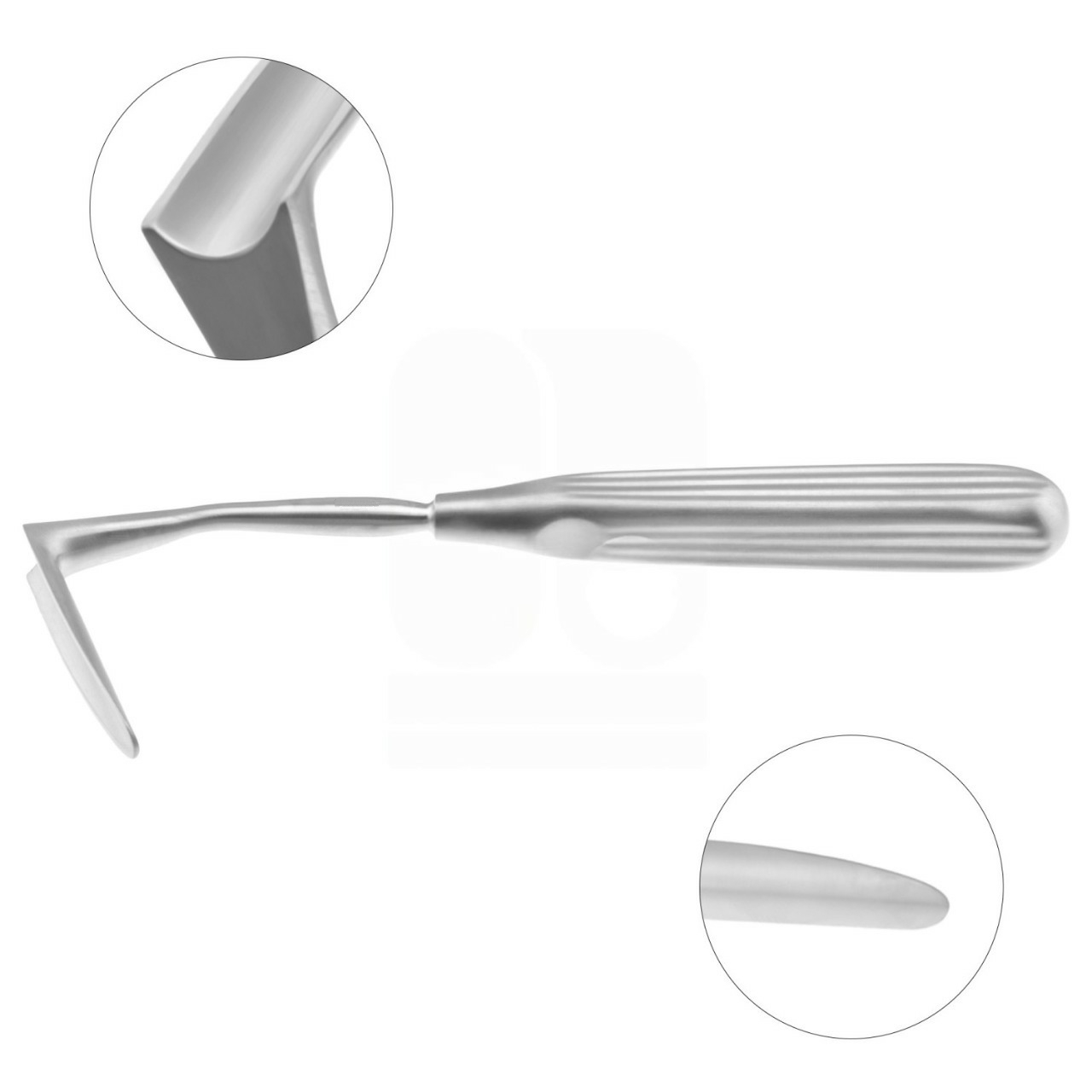 Aufricht Nasal Retractor, Downward-Angled, 17cm