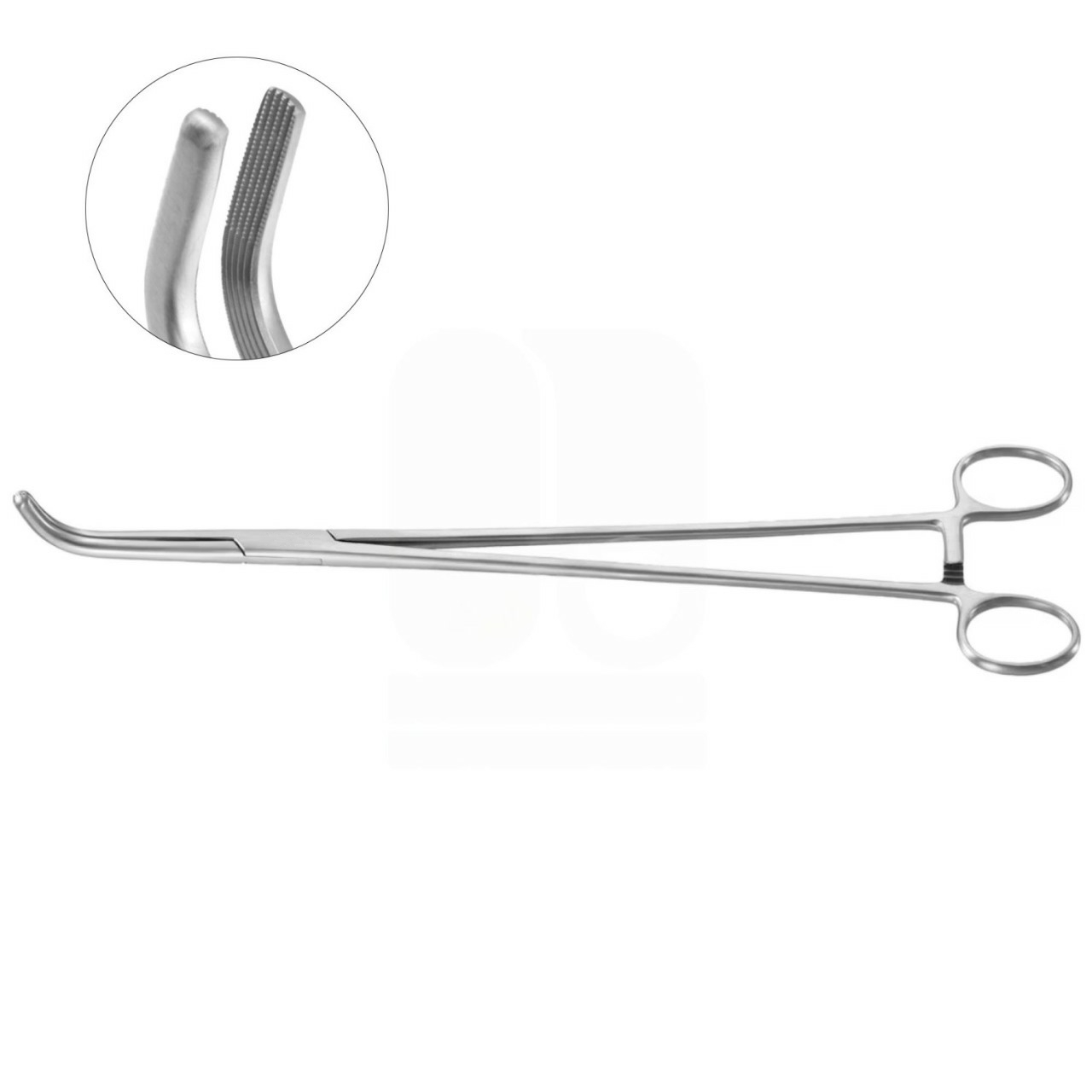 Harrington Thoracic Forceps, Serrated Tips
