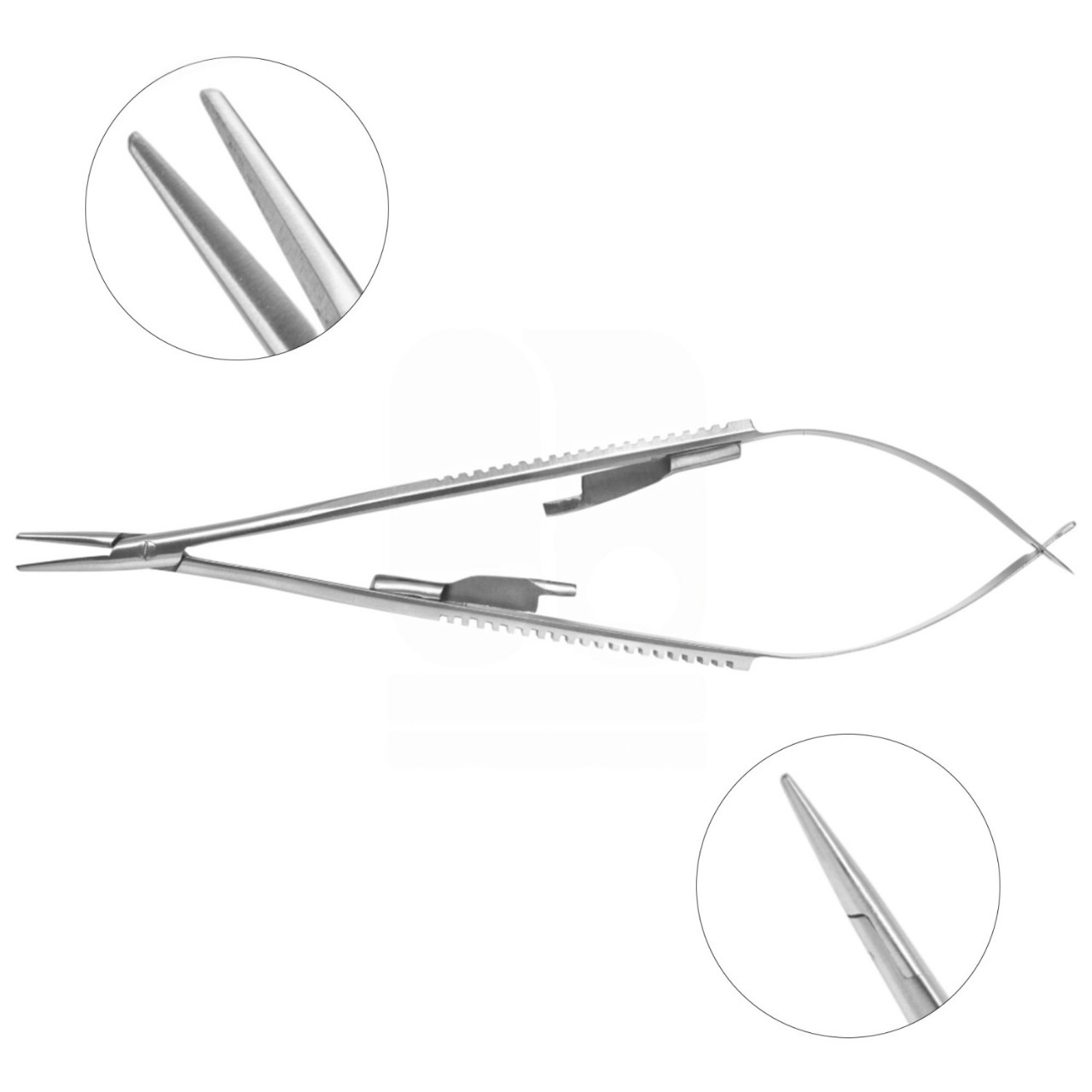 Barraquer Micro Needle Holder - 0.4mm Jaw