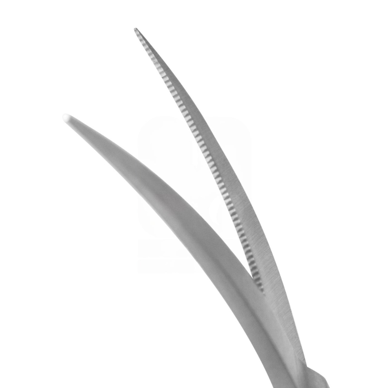 Iris Scissors with TC Serrated Blades - 11.4 cm