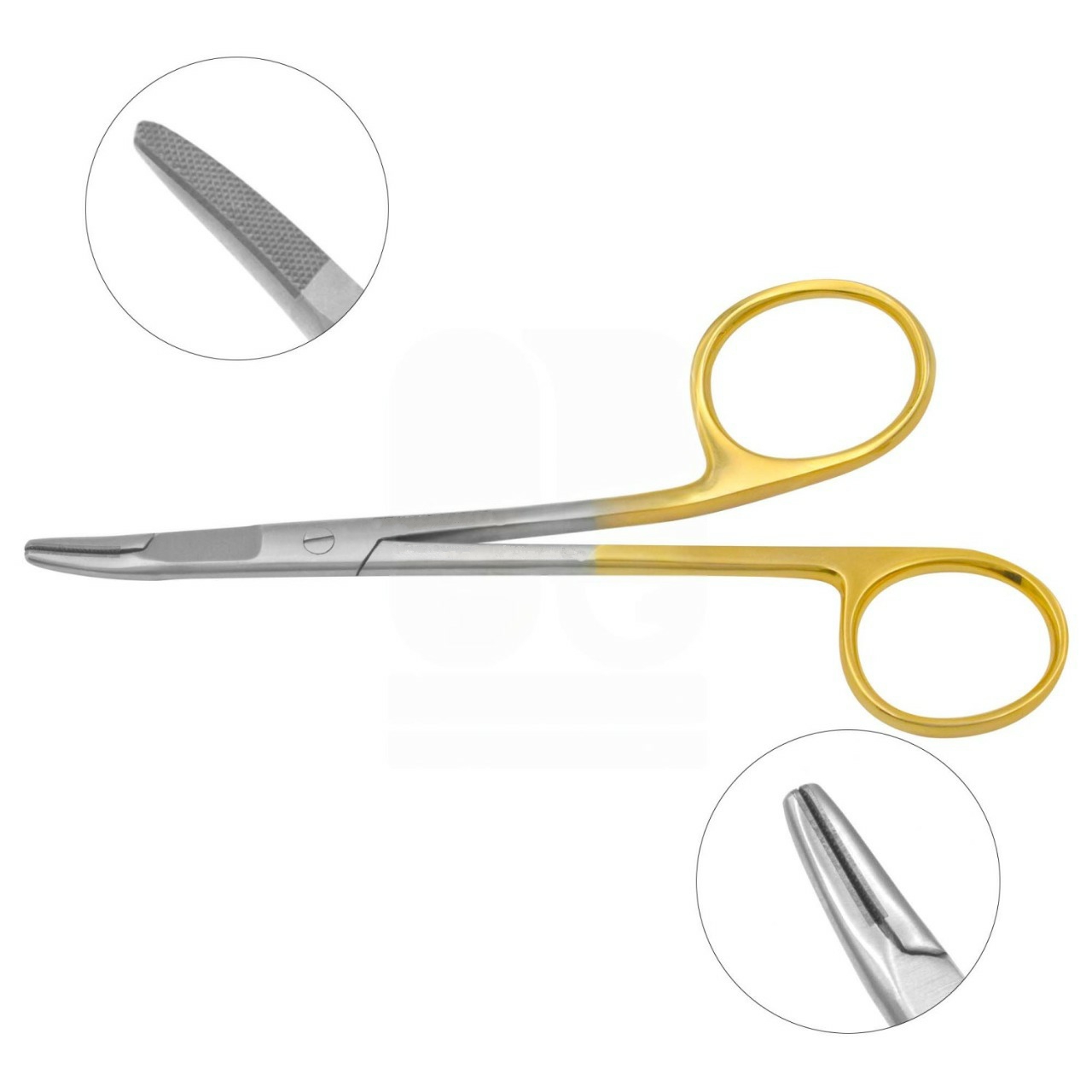 Foster-Gillies Needle Holder 12cm  - TC Delicate Serrated Jaw