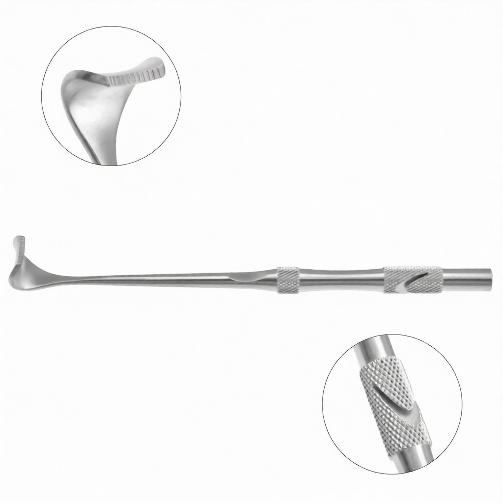 Tebbetts Nasal Skin Retractor – 6" (15cm), 16mm Wide