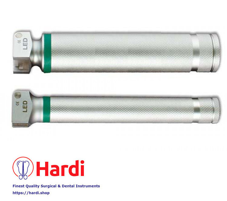 LED Fiber Optic Laryngoscope Handle Set for Precise Intubation