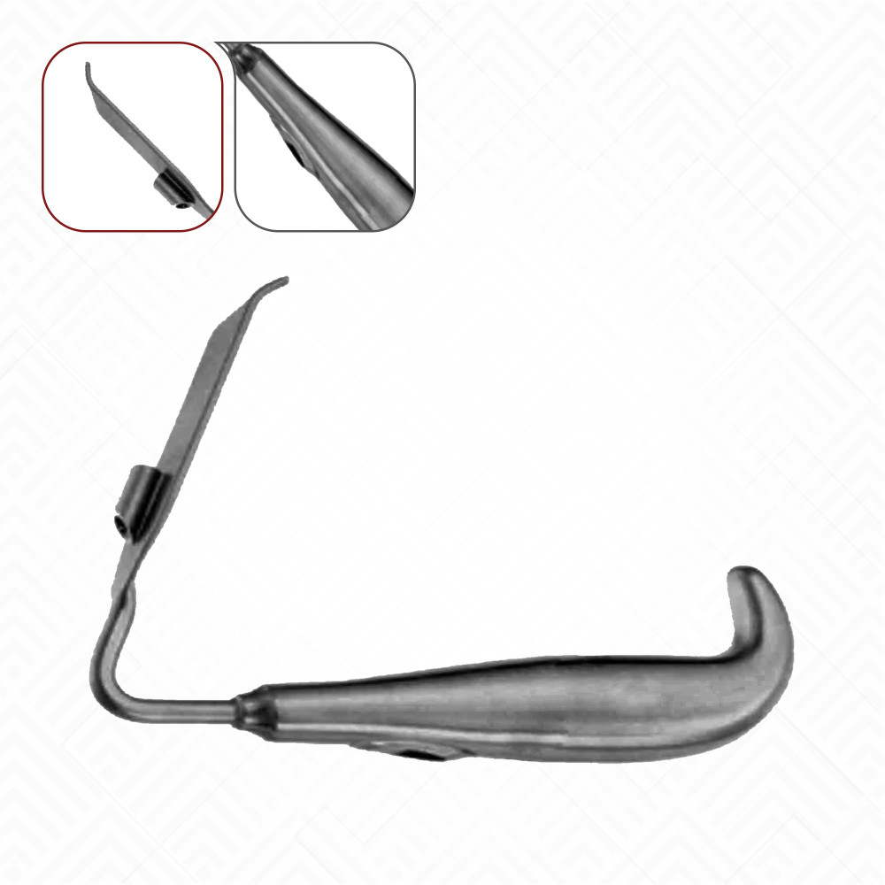 Soft Tissue Retractor with Fiber Optic Fitting