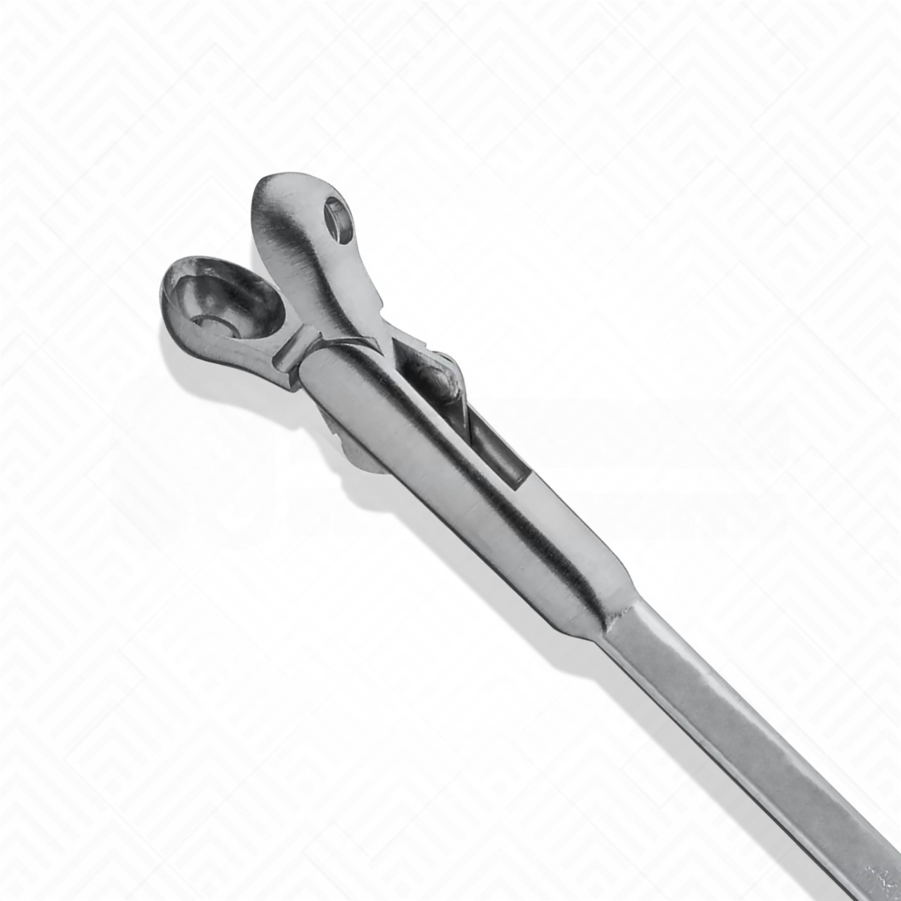 Endolaryngeal Spoon Forceps, 18cm, Malleable Tip