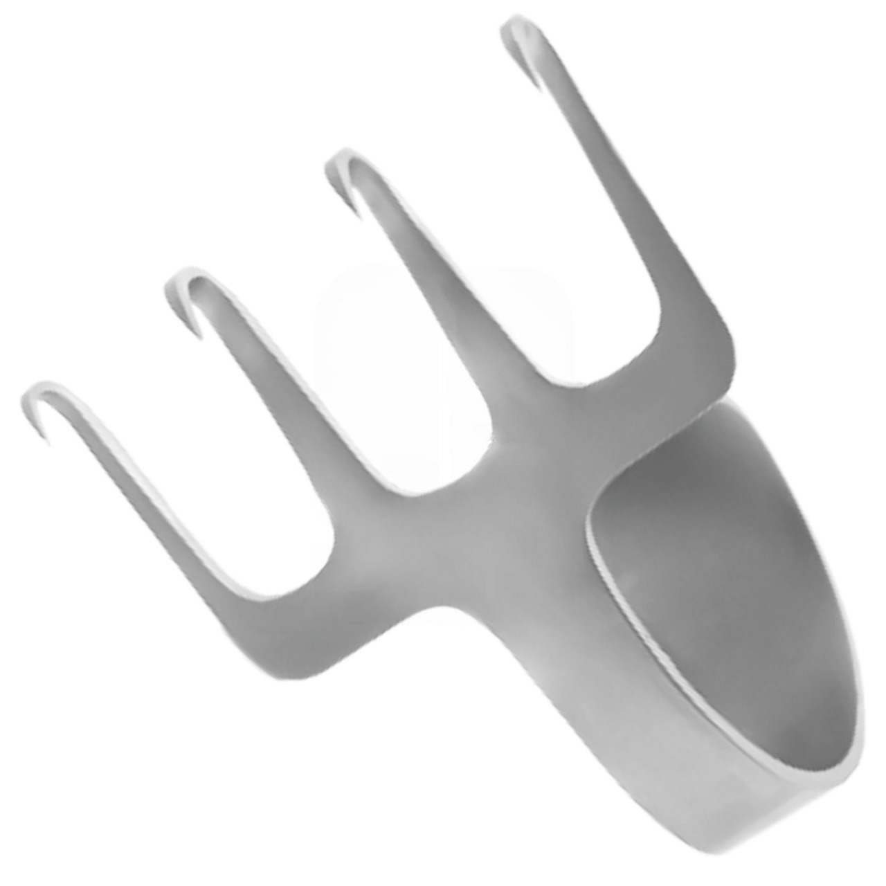 Freeman Mini Rake Retractor, 4 Sharp Prongs, 12cm