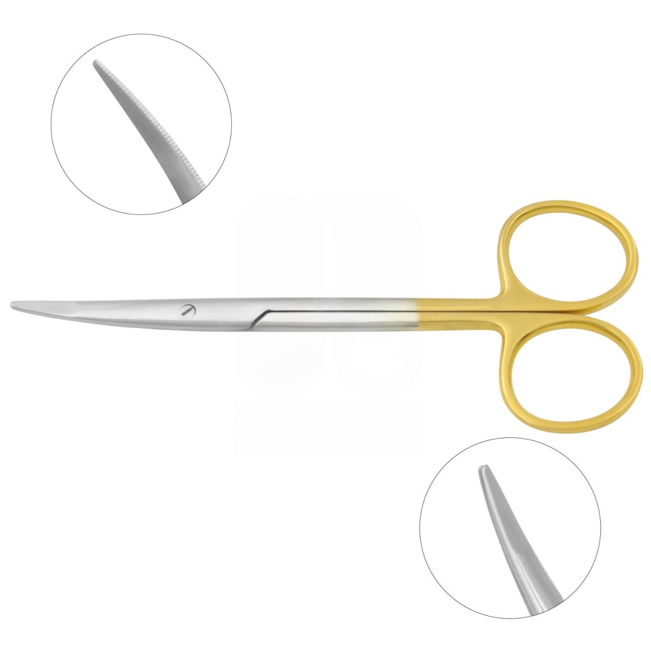 Greenberg PAR Scissors 11.4 cm - Serrated, Curved, TC