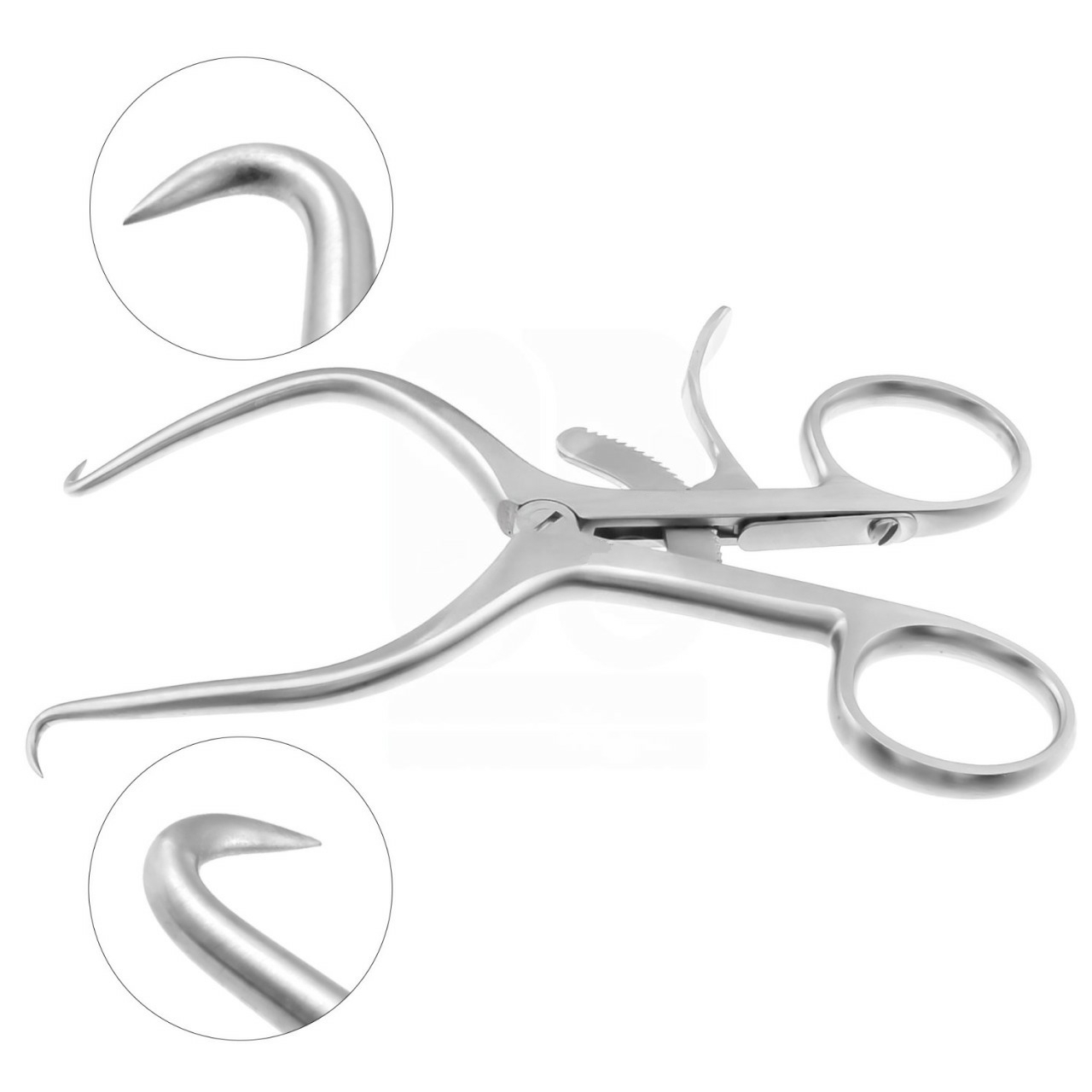 Deep Gelpi Retractor, One Prong, 90° Angled