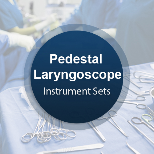 Micro Laryngeal Surgery Set, Pedestal Laryngoscope ENT Instruments Set