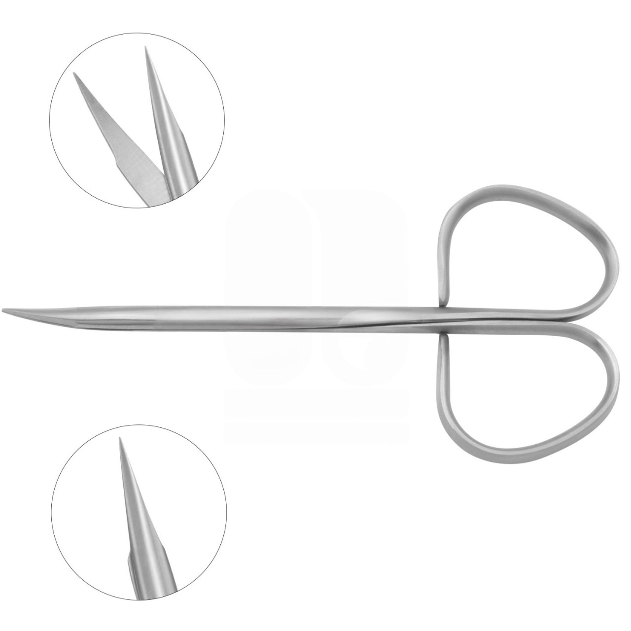 Iris Scissors with Ribbon Style Ring Handle