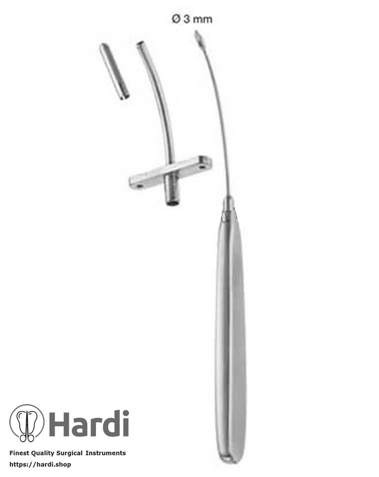 Tracheotomy trocar 3mm-for babies, Stainless Steel
