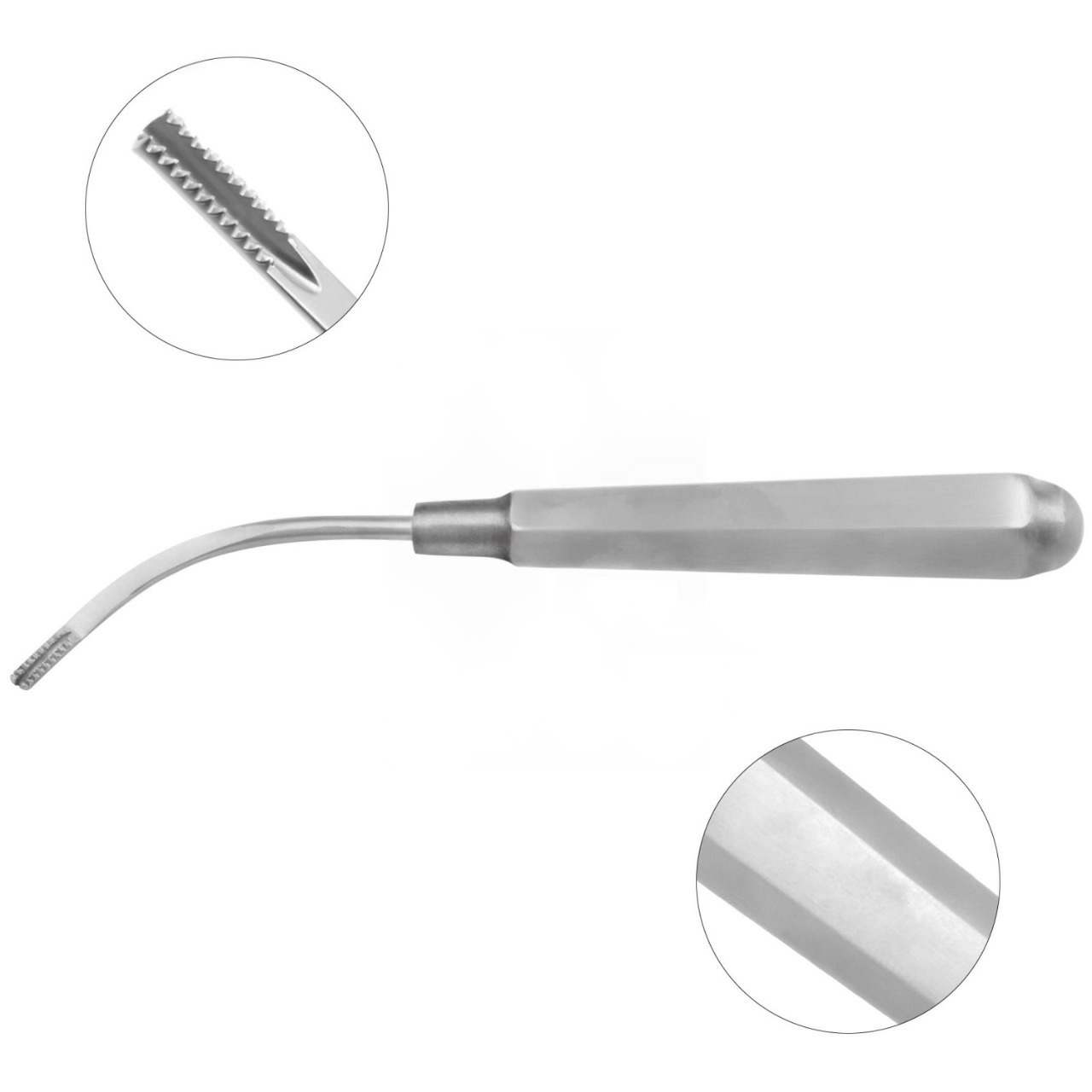 Dingman Cartilage Abrader 15cm - Curved