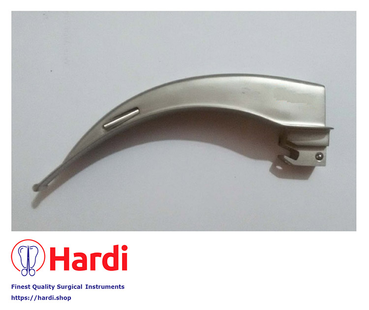 MacIntosh Fiber Optic Laryngoscope Blade #4 for Illuminated Intubation