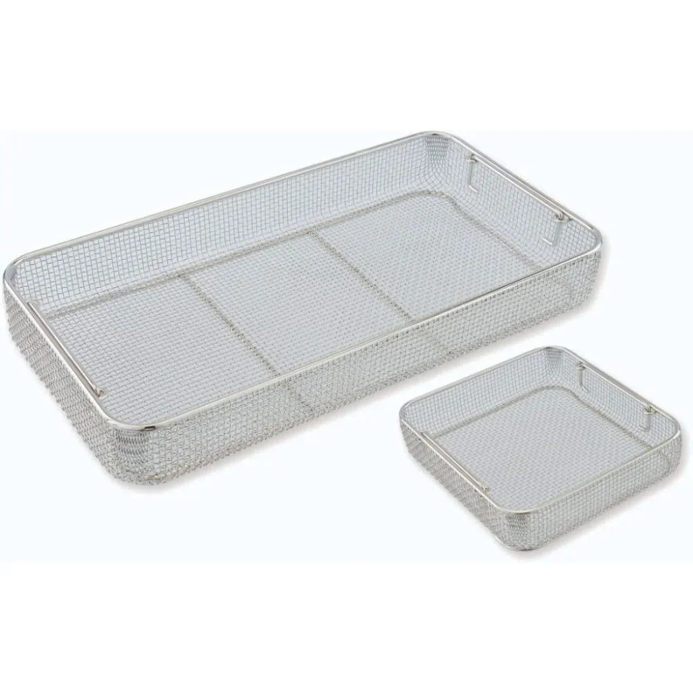Mesh Sterilization Tray, Stainless Steel, Available in Multiple Sizes
