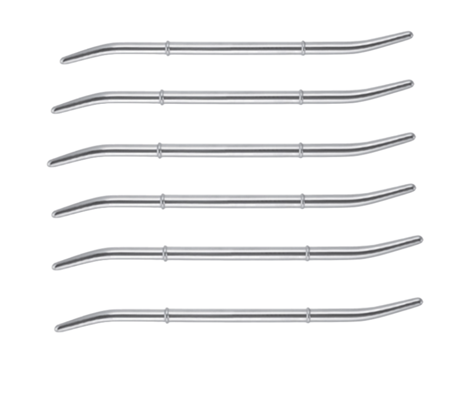 Hank Uterine Dilator Set (6 Pieces, 26.5cm) for Gynecological Use